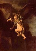 Rembrandt Peale Ganymed in den Fangen des Adlers oil painting